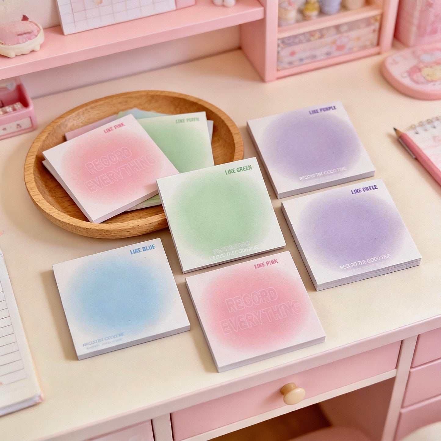 Memo Pads | Macaron Gradient Series