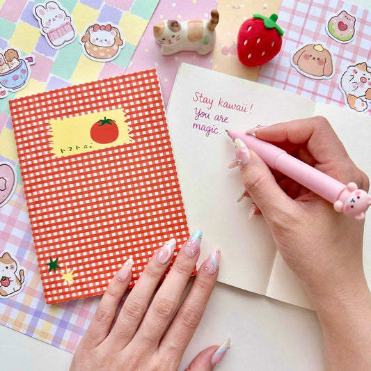 A6 | Mini Tomato Check Notebook