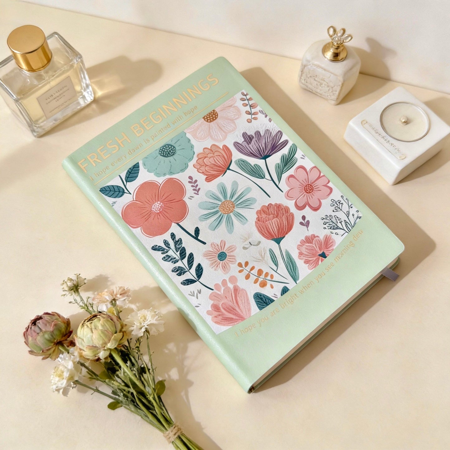 A5 | Soft PU Leather Cover | Vintage Floral Series
