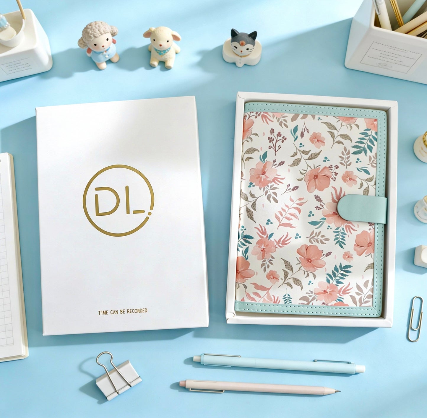 A5 | PU Leather Hardcover | Royal Botanical Series Notebook with Magnetic Closure