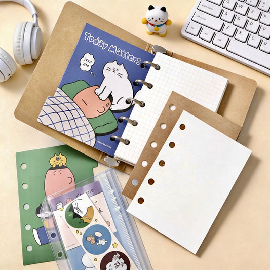 Pocket-Sized Hardcover All-in-One Creative Cat Journal