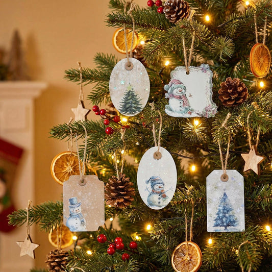 Christmas Stickers - Festive Winter Gift Tags
