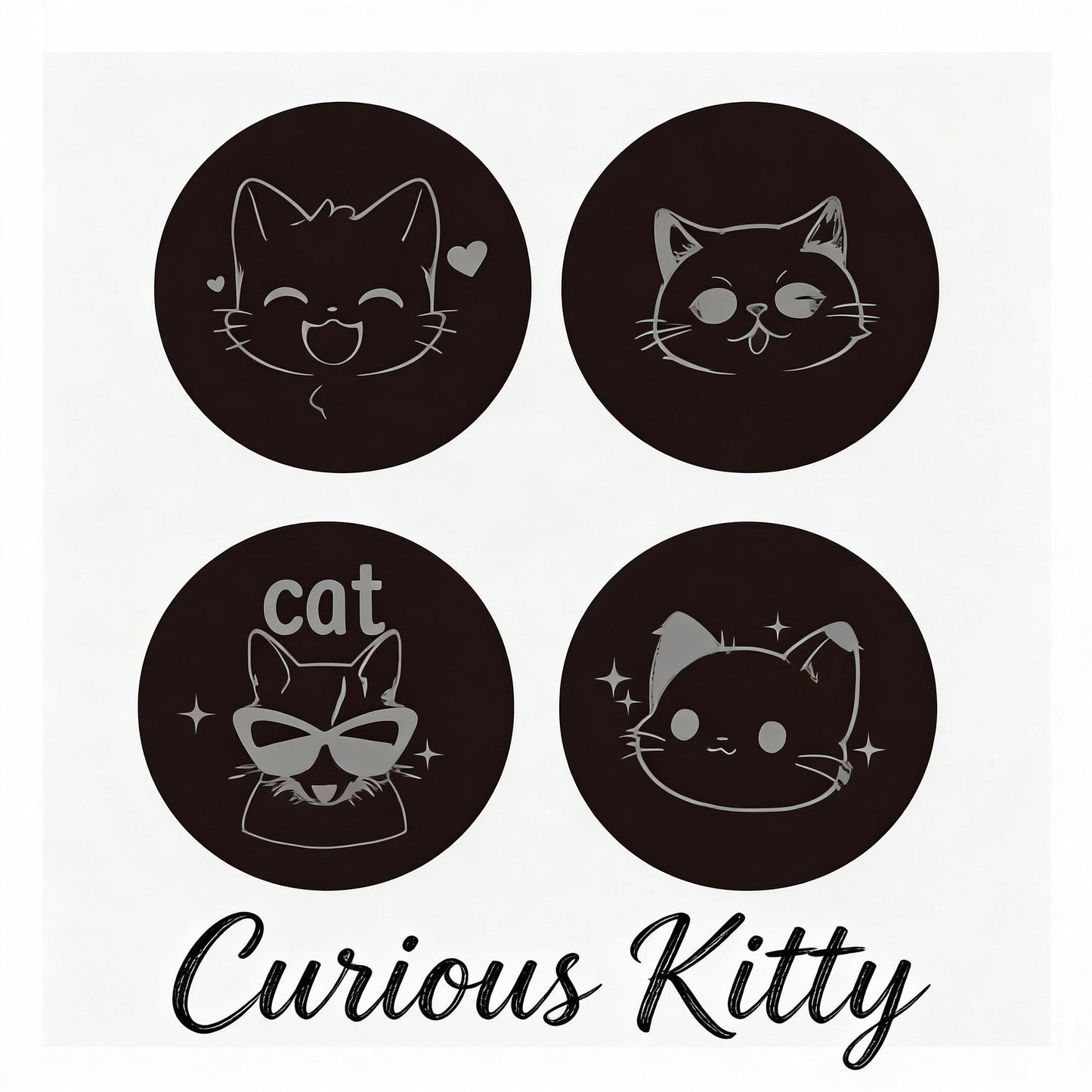 Classic Round Wooden Stamp – Mix & Match Patterns