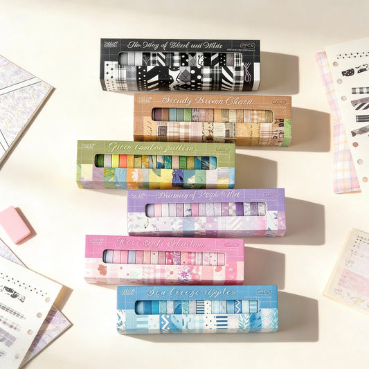 20-Pack Thin Washi Tape VALUE SET | Slim Palette Collection