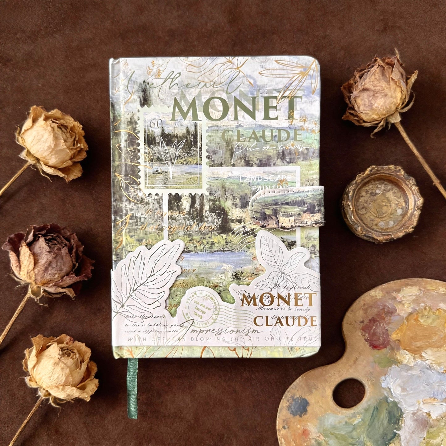 Hardcover | Colorful Sheets Notebook | Van Gogh and Monet Masterpiece Series
