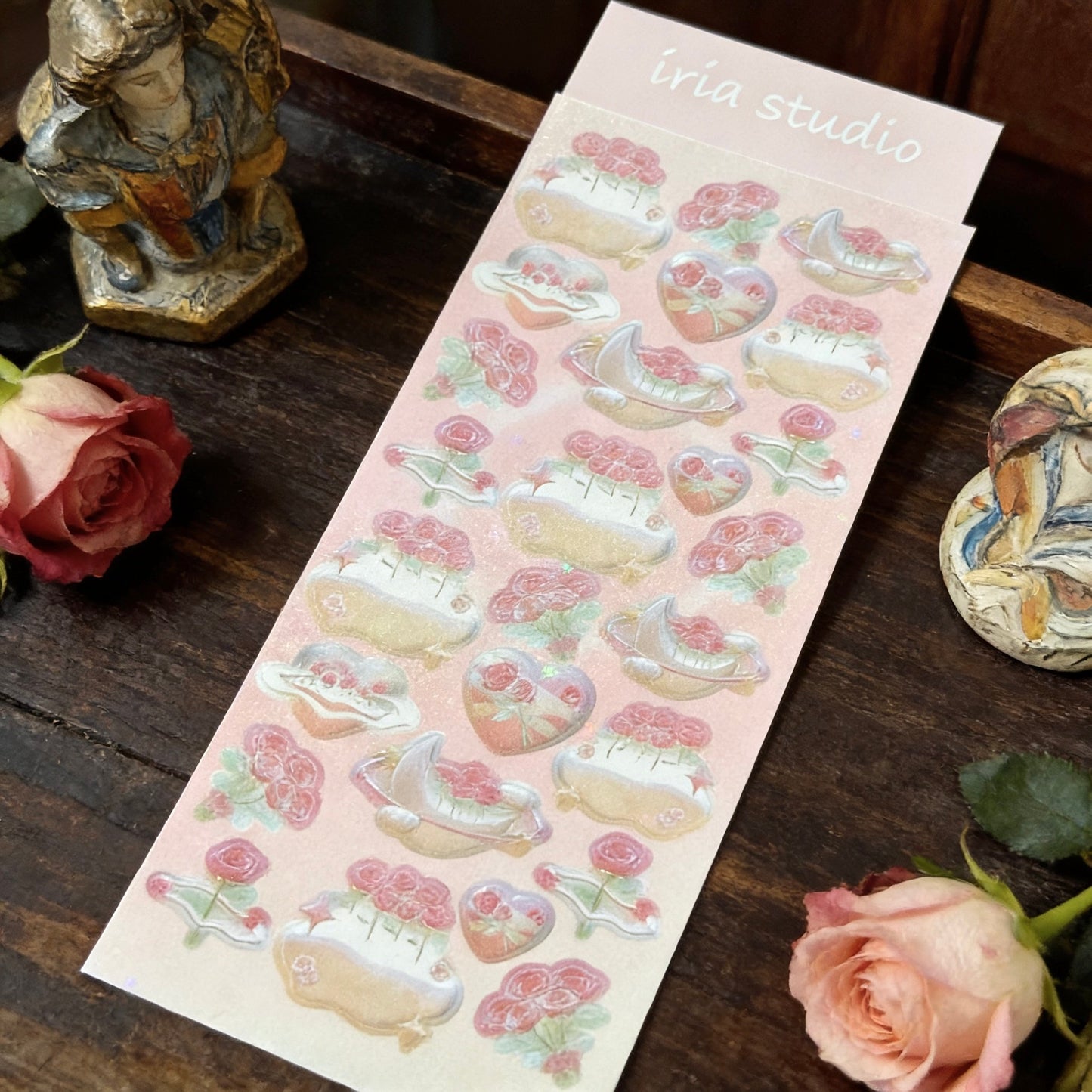 K-Style Sparkle Sticker Collection - Heavenly Rose