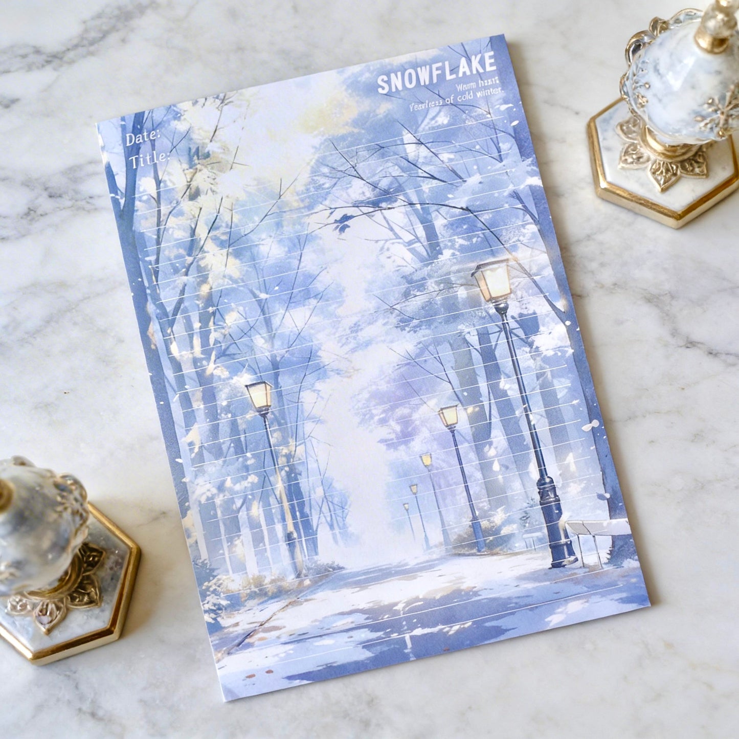 Notepads | Quiet Winter Collection | Extra Large-B5