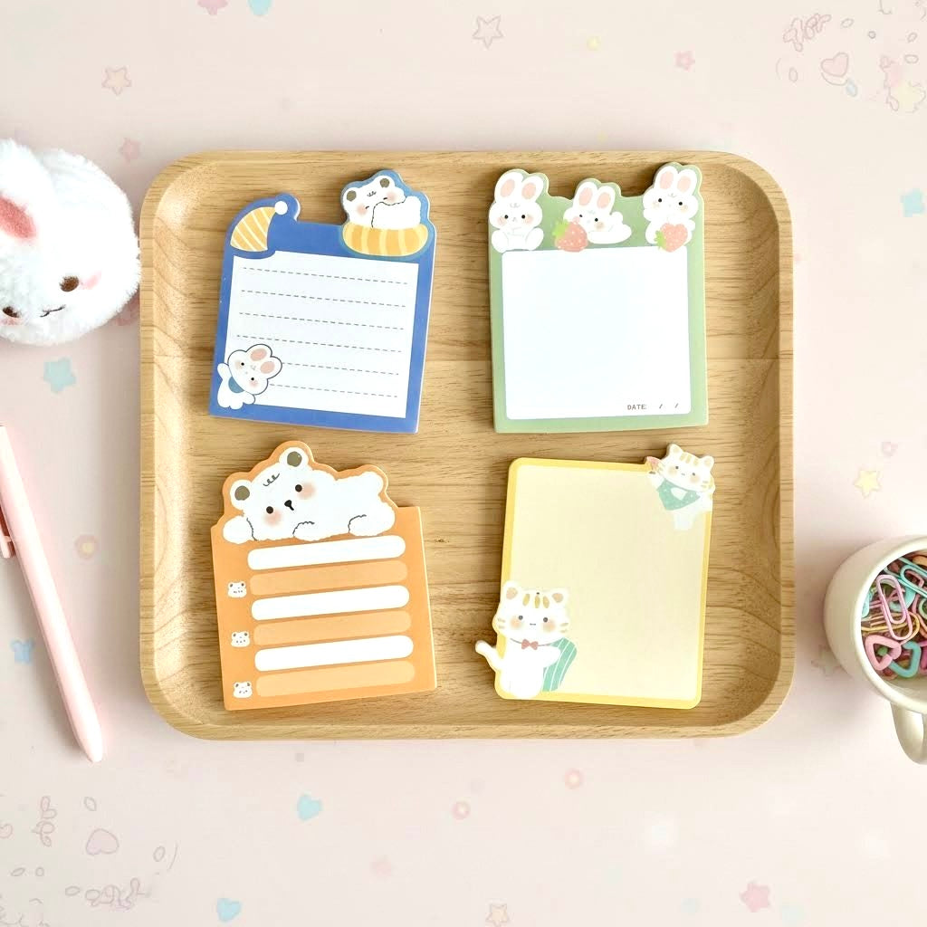 4 Pack - Sweet Millie Korean Style Sticky notes