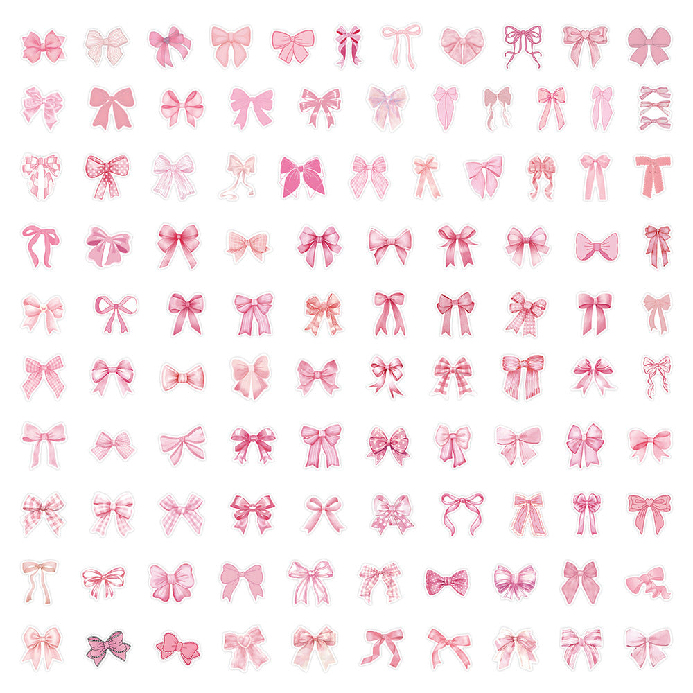 100 Pcs Individual Stickers | Bow-tiful Days