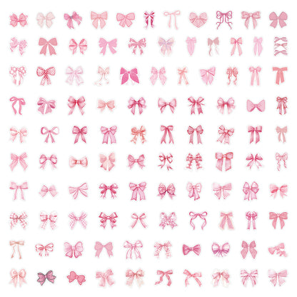 100 Pcs Individual Stickers | Bow-tiful Days