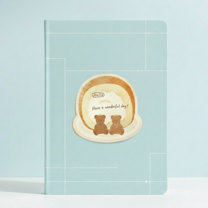 Dessert-Themed Bear’s Polka Sticky Notes