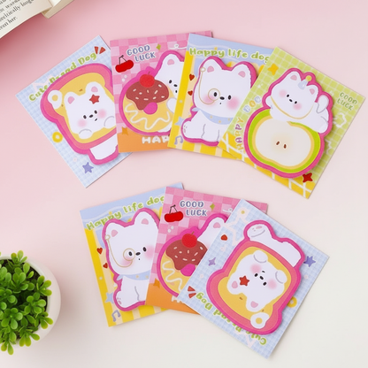 Cute Cartoon Westie Puppy Dog Sticky Notes
