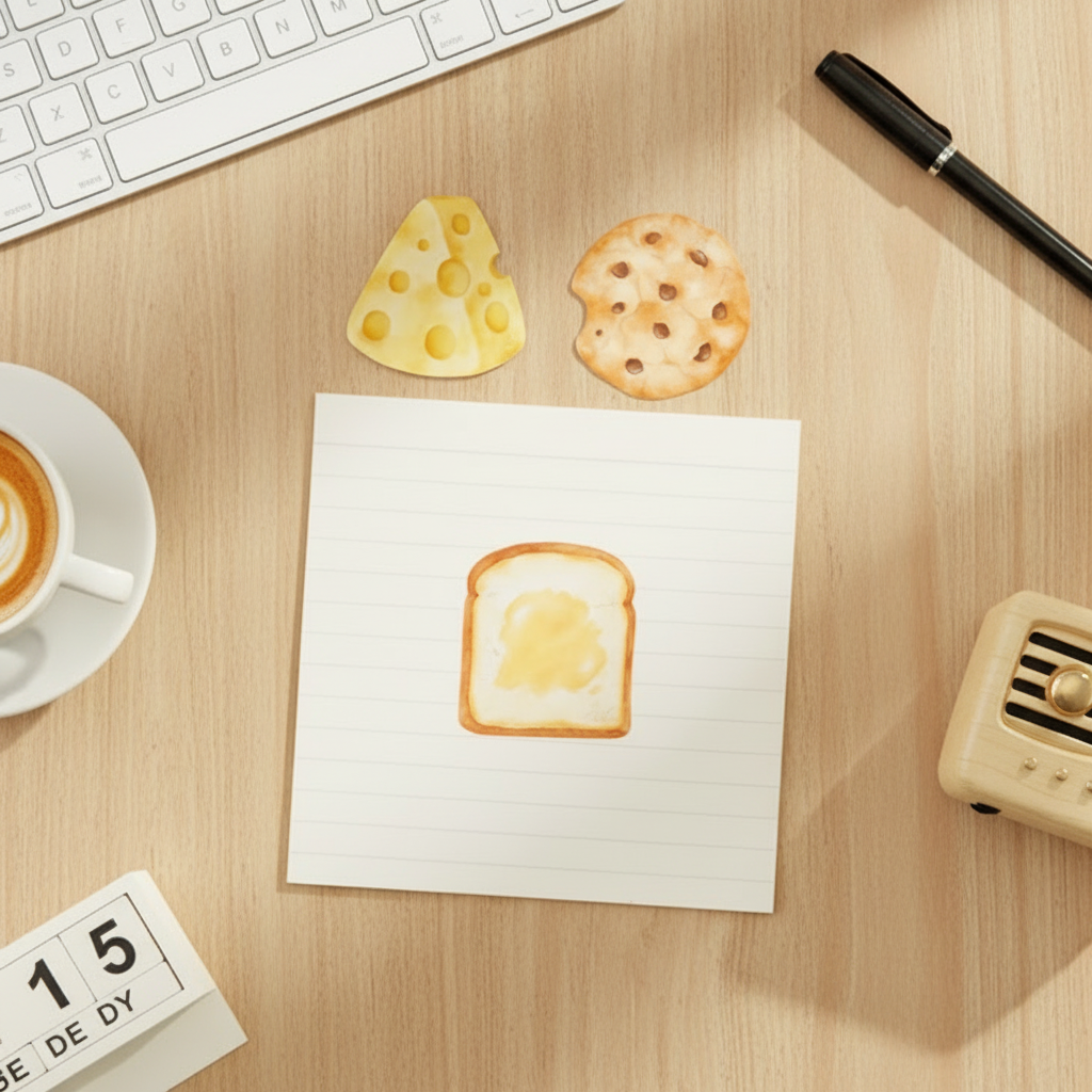 Tasty Pastry Bites Sticky Notes