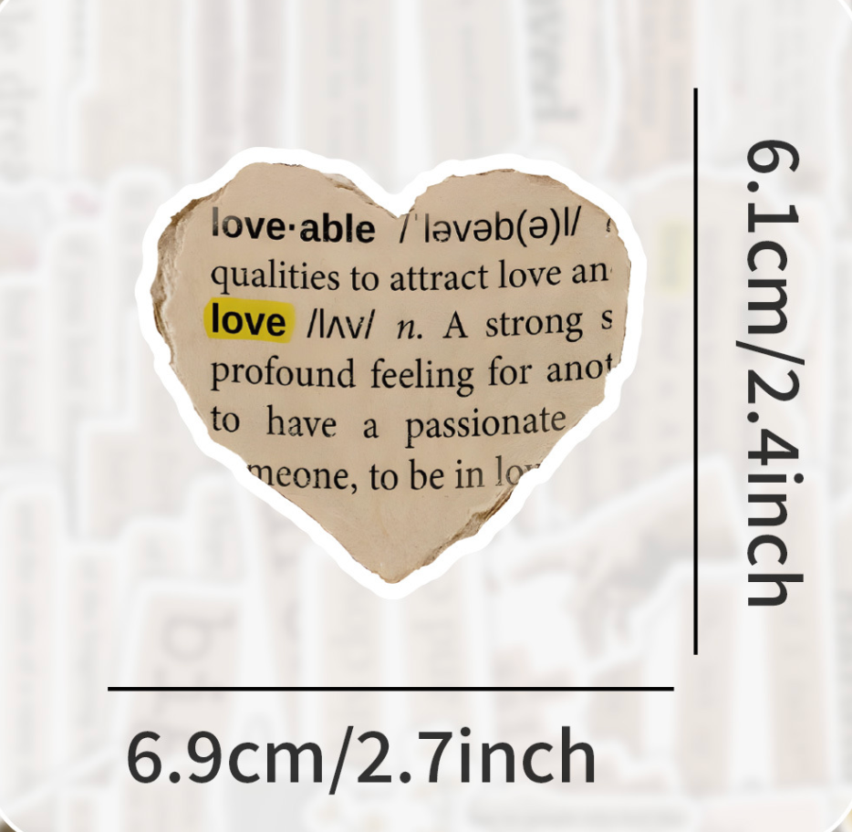 53 Pcs Individual Stickers | The Wabi-Sabi Diary Series