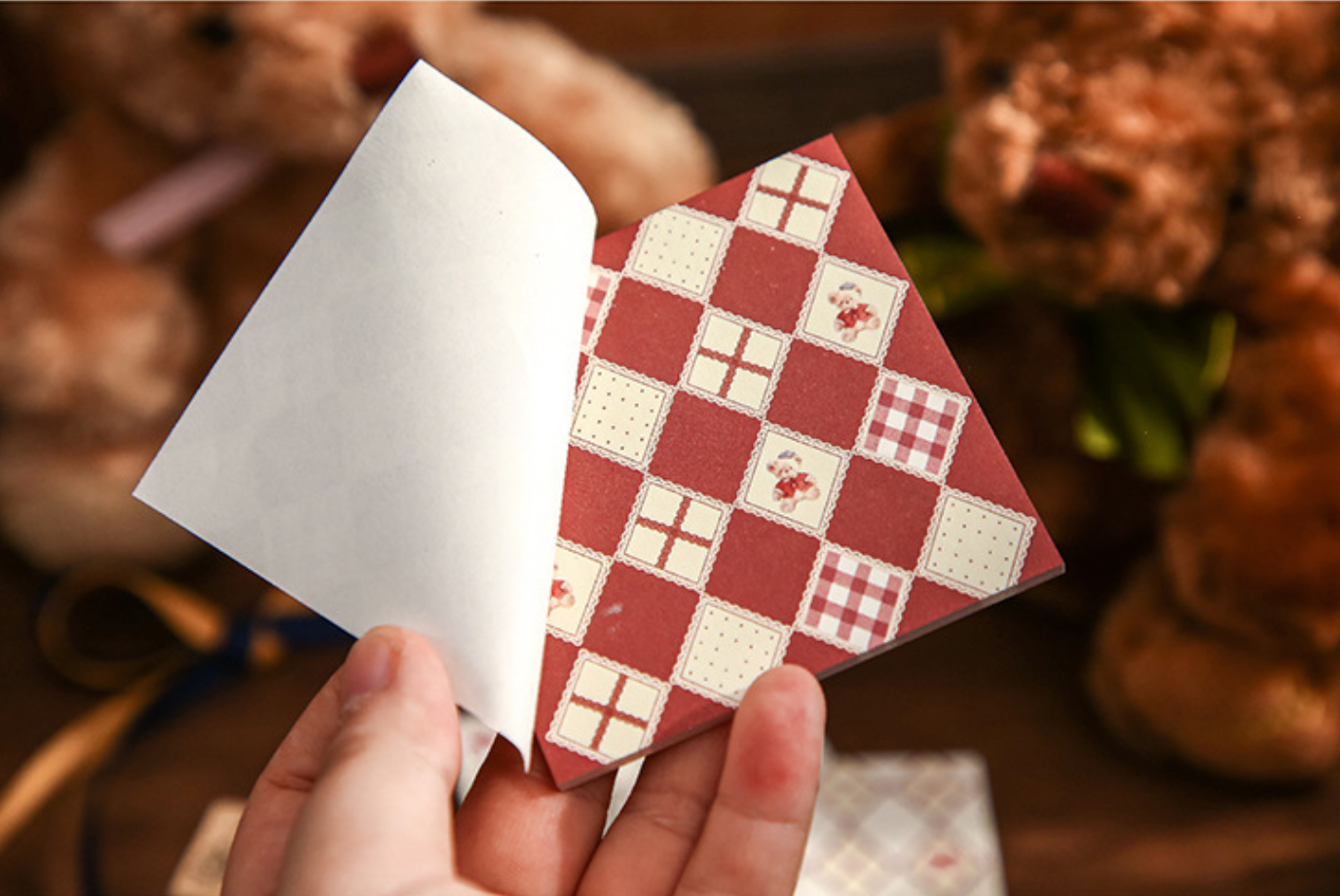 Trio Sticky Notes Set - French Checkerboard Series