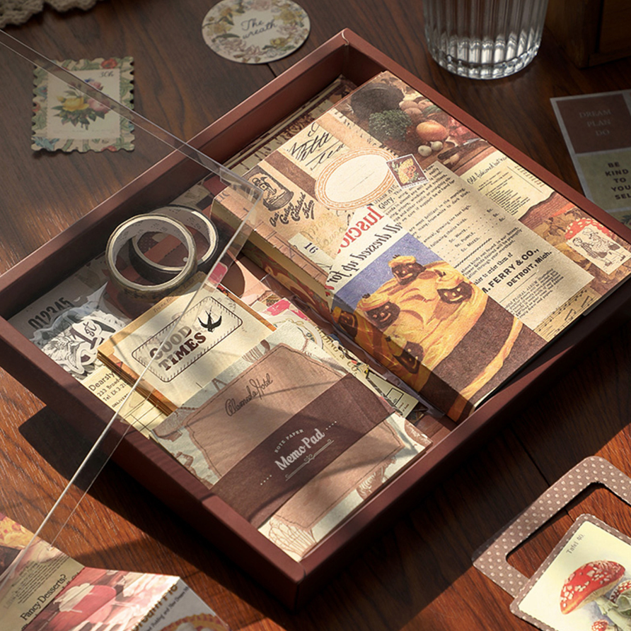 Vintage Artistic Planner Gift Set - Cocoa Brownie Edition