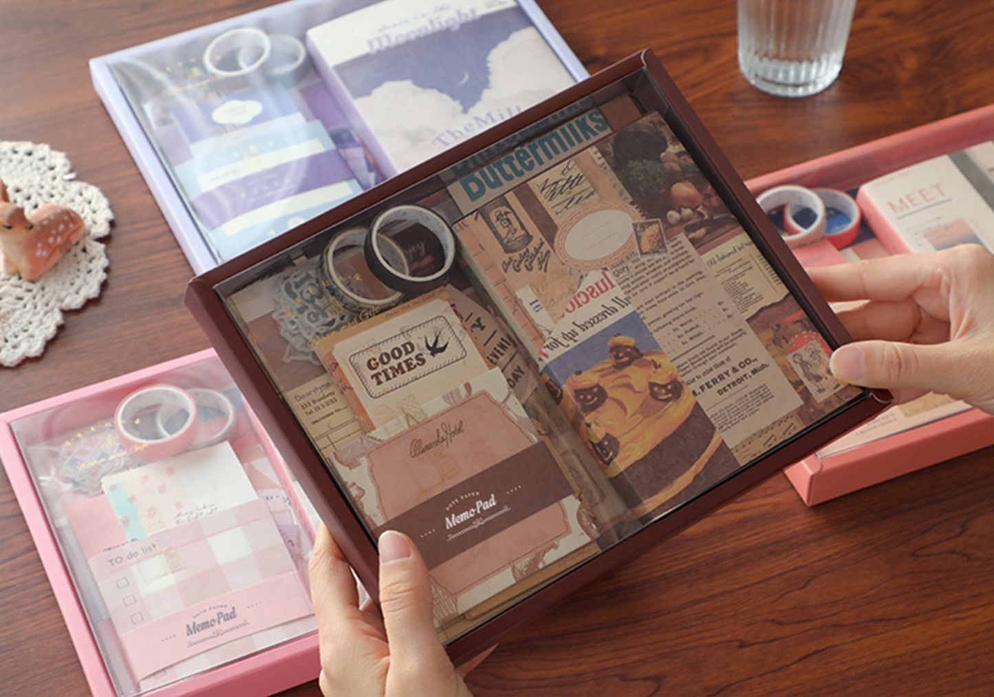 Vintage Artistic Planner Gift Set - Cocoa Brownie Edition