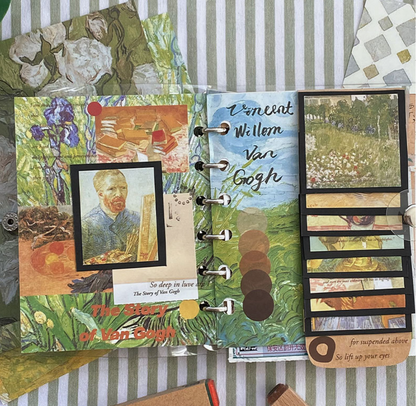 Van Gogh Inspired Art Journaling Gift Set