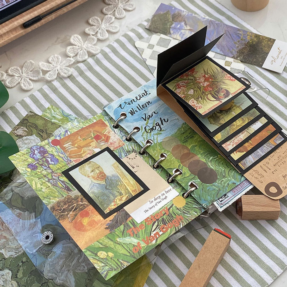 Van Gogh Inspired Art Journaling Gift Set