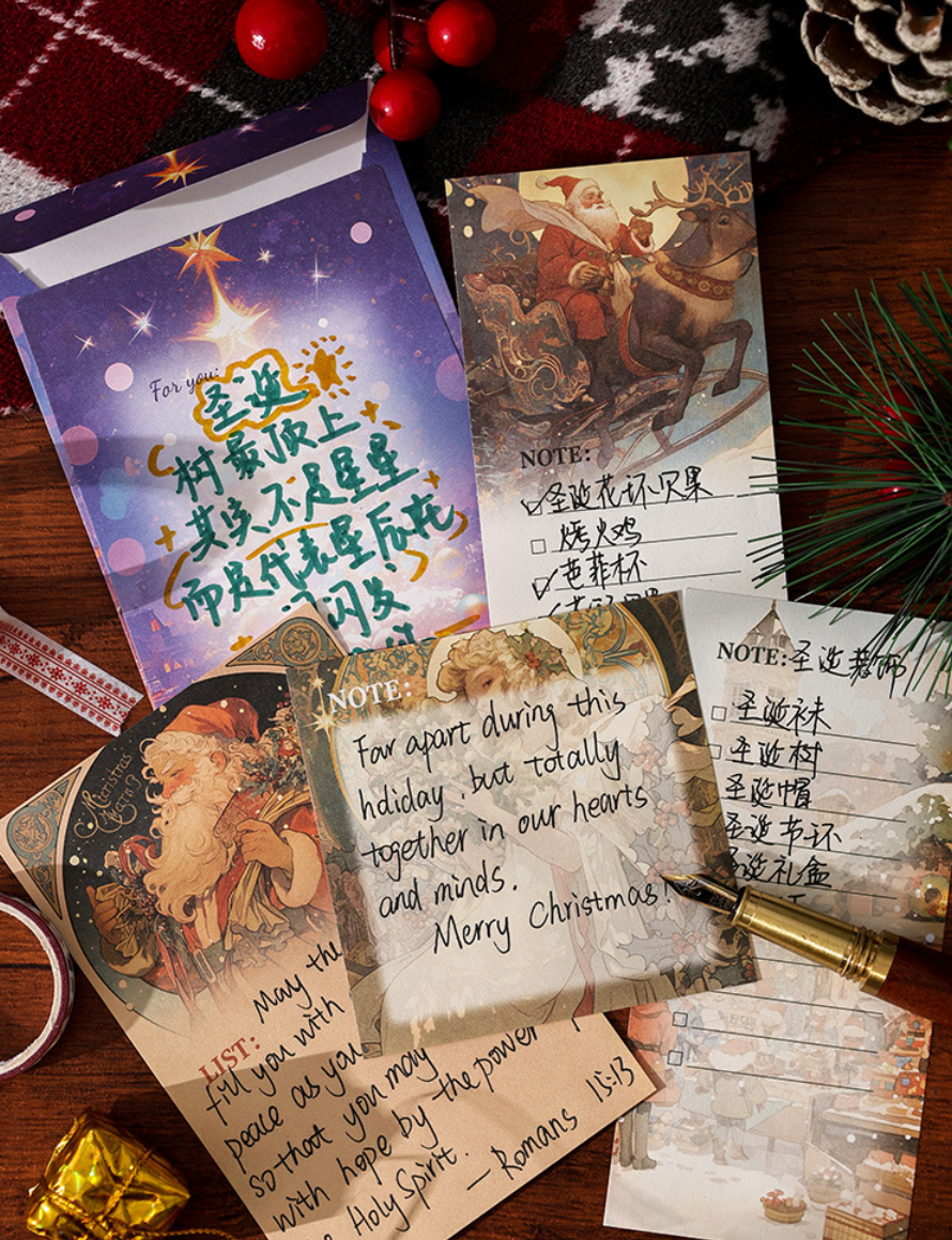 Christmas Gift Box Set – A Deluxe Mixed-Paper Stationery Kit