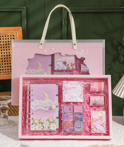 Lumière Reverie Art Journaling Gift Set - Moonlit Floral Sea Edition