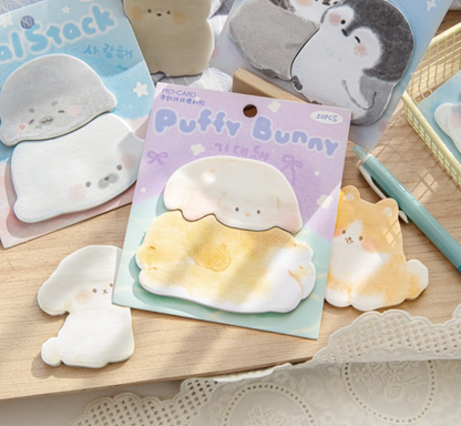 Cute Cuddling Pets Sticky Notes