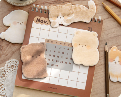 Cute Cuddling Pets Sticky Notes