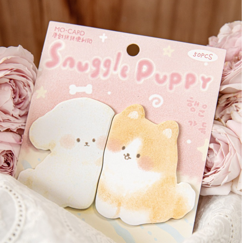 Cute Cuddling Pets Sticky Notes