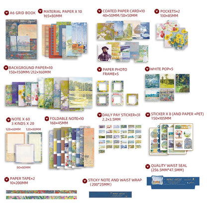 Monet-Inspired Art Journaling Gift Set