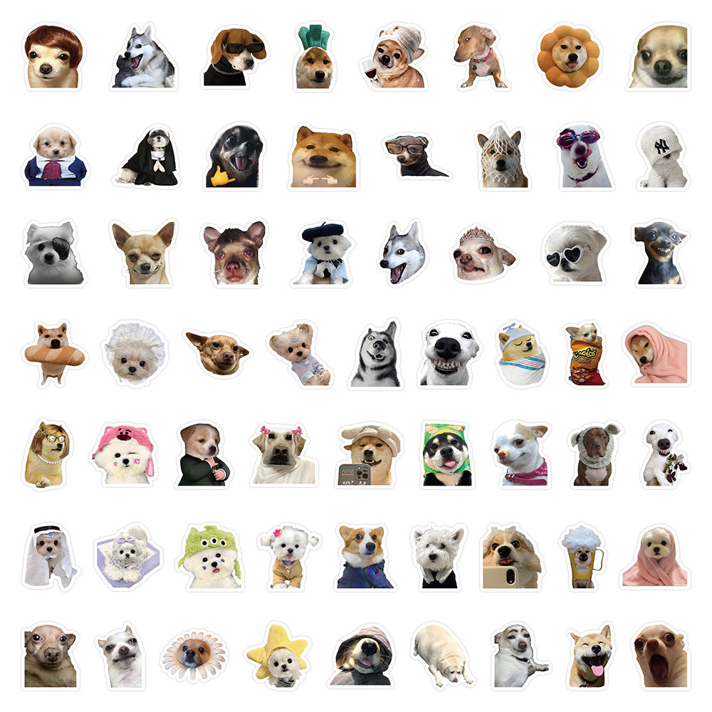60 Pcs Individual Stickers | Paw-some Dogs
