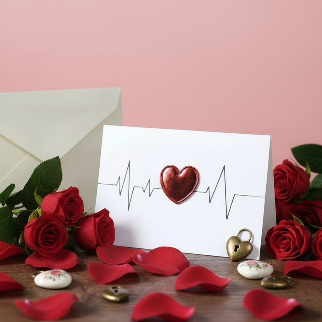 Premium Red Heart Love Cards Valentine's Day Cards