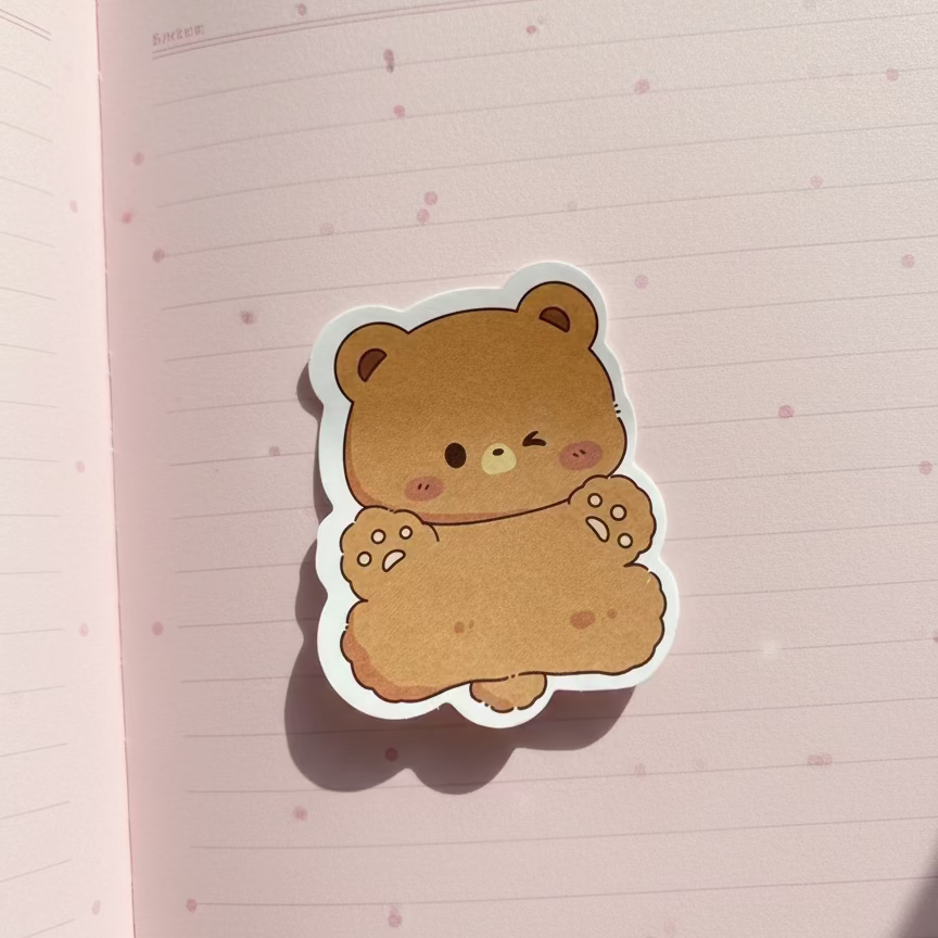 Kawaii Animal Shaped Mini Sticky Note Pads