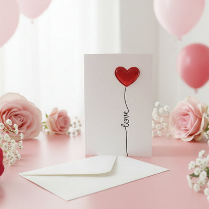Premium Red Heart Love Cards Valentine's Day Cards