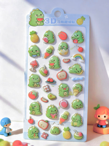 3D Stickers | Crystal Shiny Animal Cuties Mix