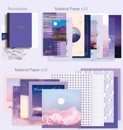 Vintage Artistic Planner Gift Set - Letter From The Moon Edition