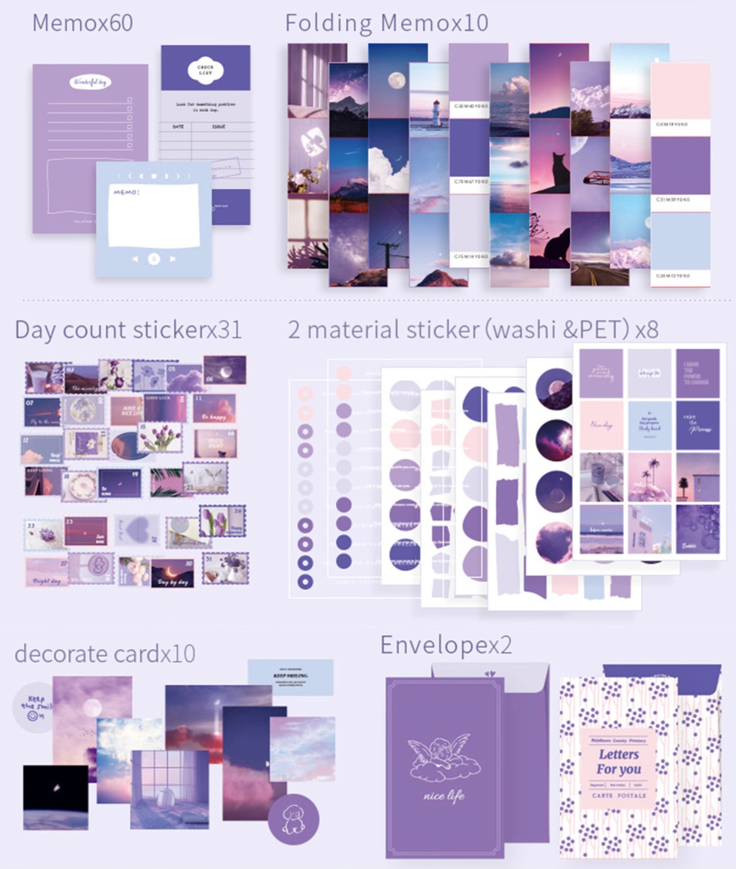Vintage Artistic Planner Gift Set - Letter From The Moon Edition