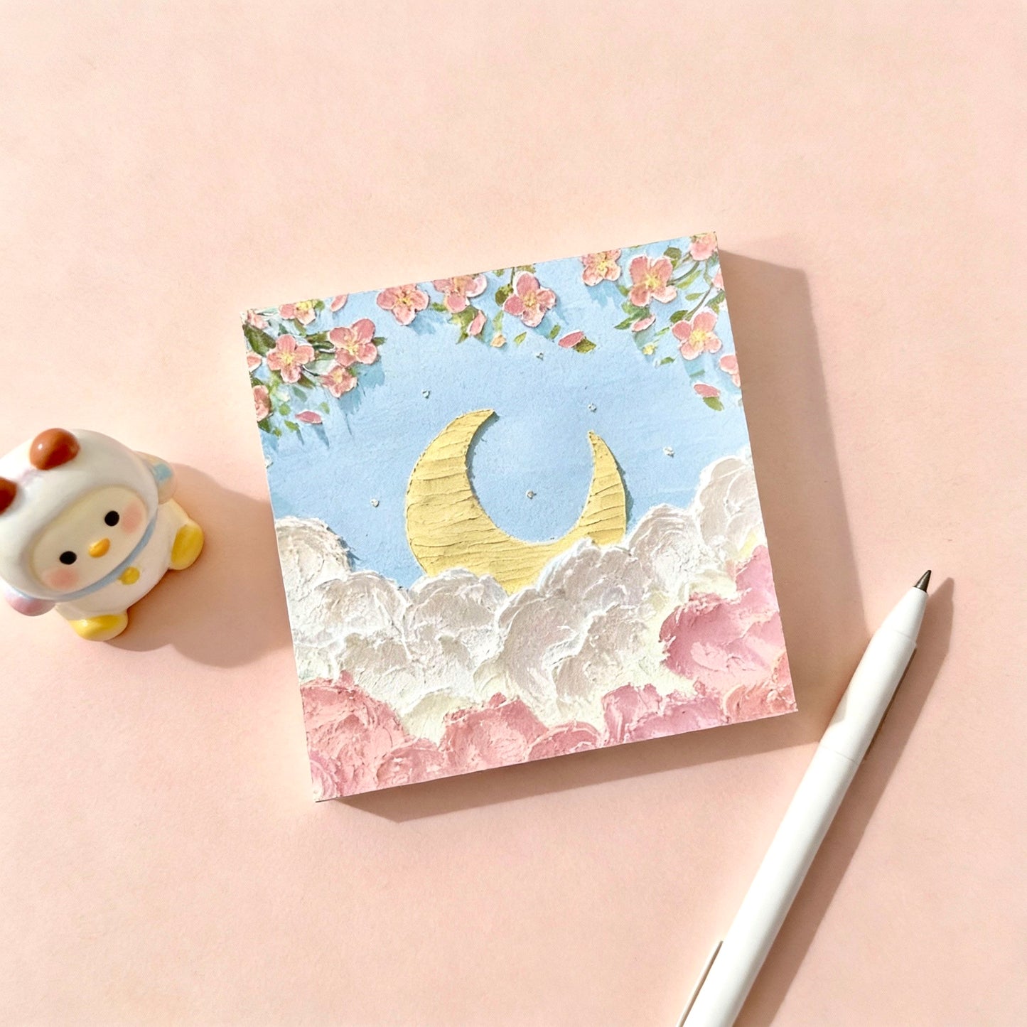 Korean style oil painting art sticky notes