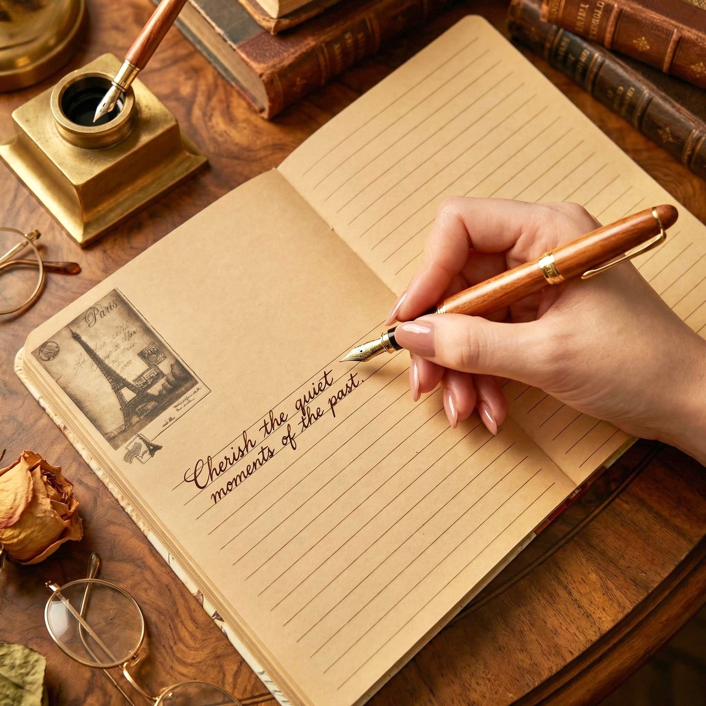 Hardcover Notebook  | Timeless Vintage European Journal