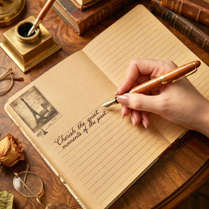 Hardcover Notebook  | Timeless Vintage European Journal