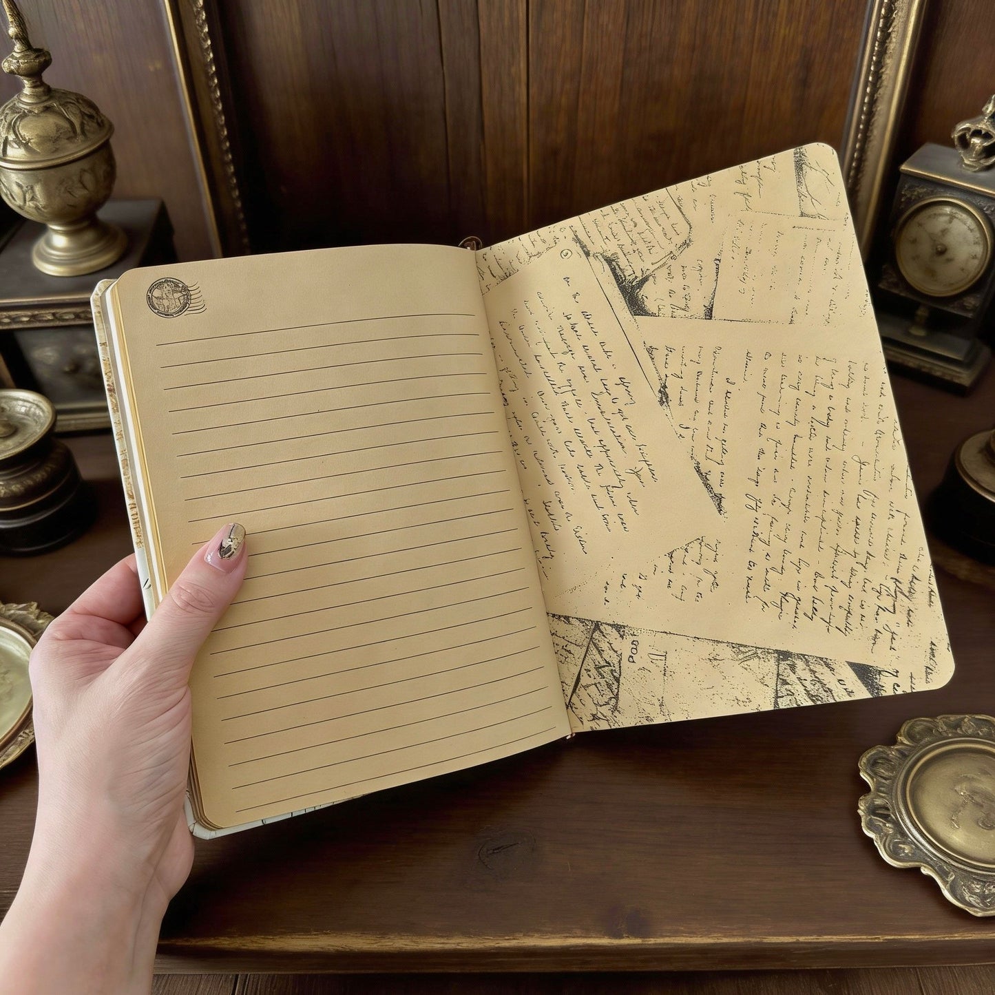 Hardcover Notebook  | Timeless Vintage European Journal