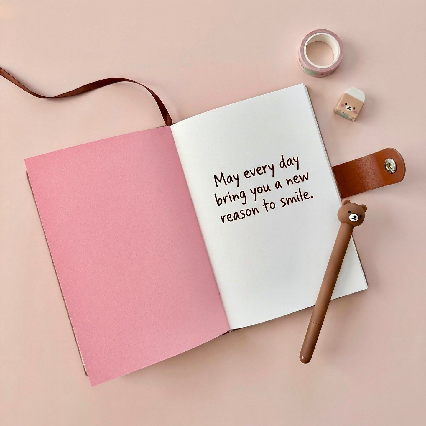 B6 | PU Leather Hardcover | Little Bear Series with Magnetic Closure