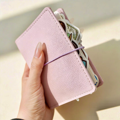 Pocket-Sized Refillable Journal | Litchi-Texture PU Leather | Sweet Daydream Series