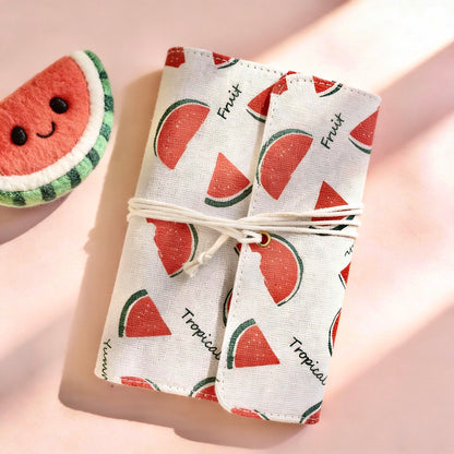 A6 Refillable Notebook | Cotton-Linen Fabric | Petto Garden Series