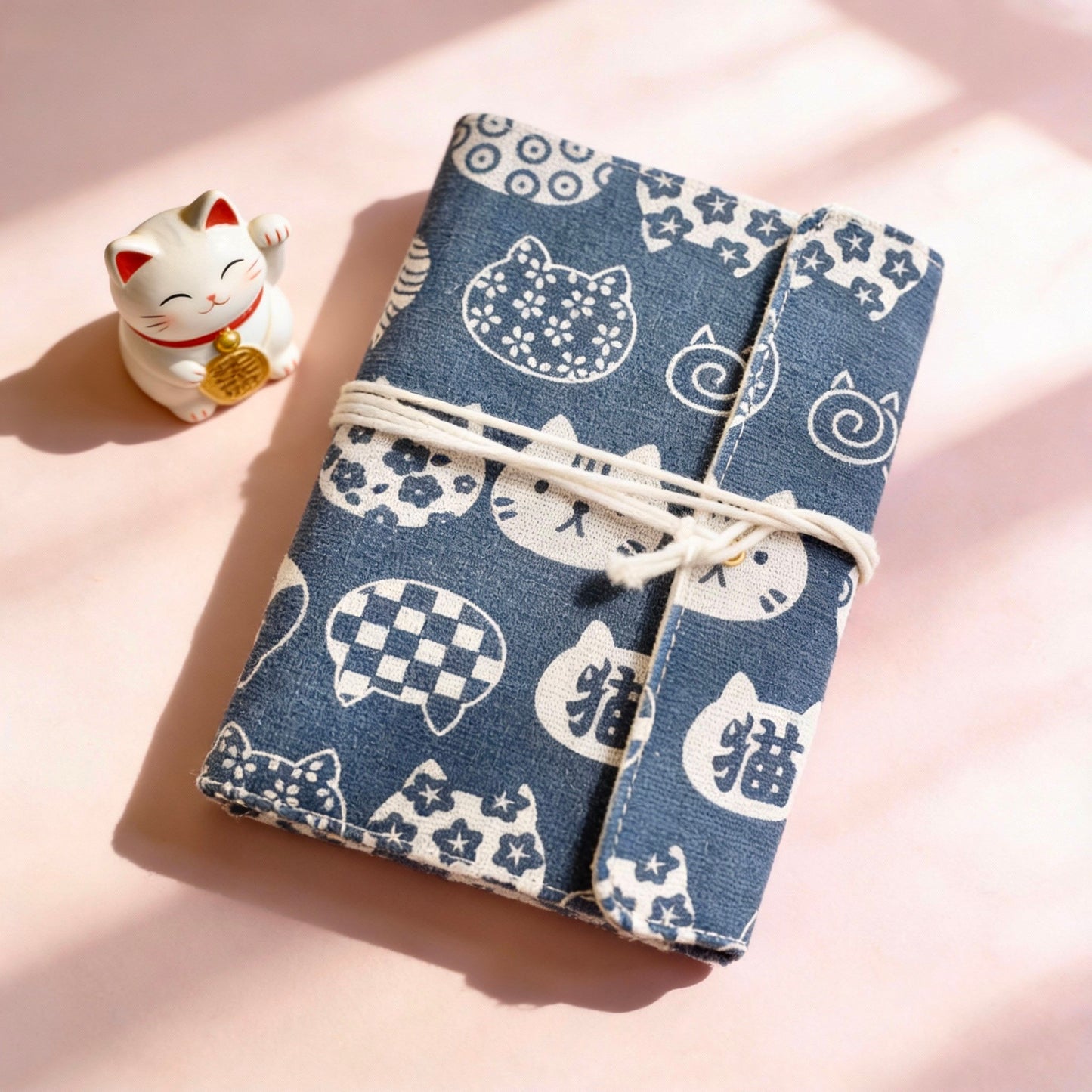 A6 Refillable Notebook | Cotton-Linen Fabric | Petto Garden Series