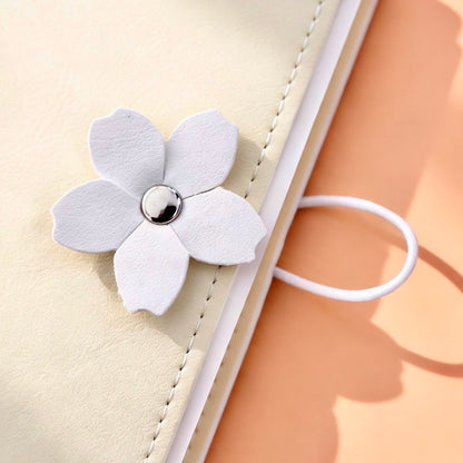 Square Medium-Sized | Soft Faux Leather | The Solitary Flower Series Refillable Notebook