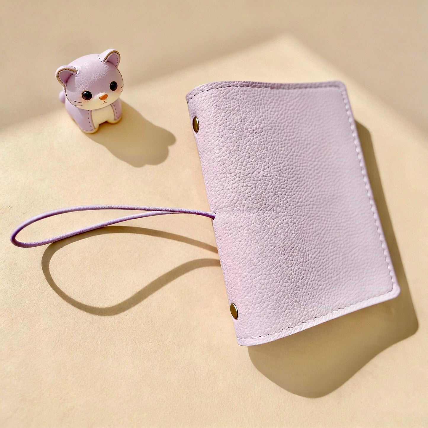 Pocket-Sized Refillable Journal | Litchi-Texture PU Leather | Sweet Daydream Series
