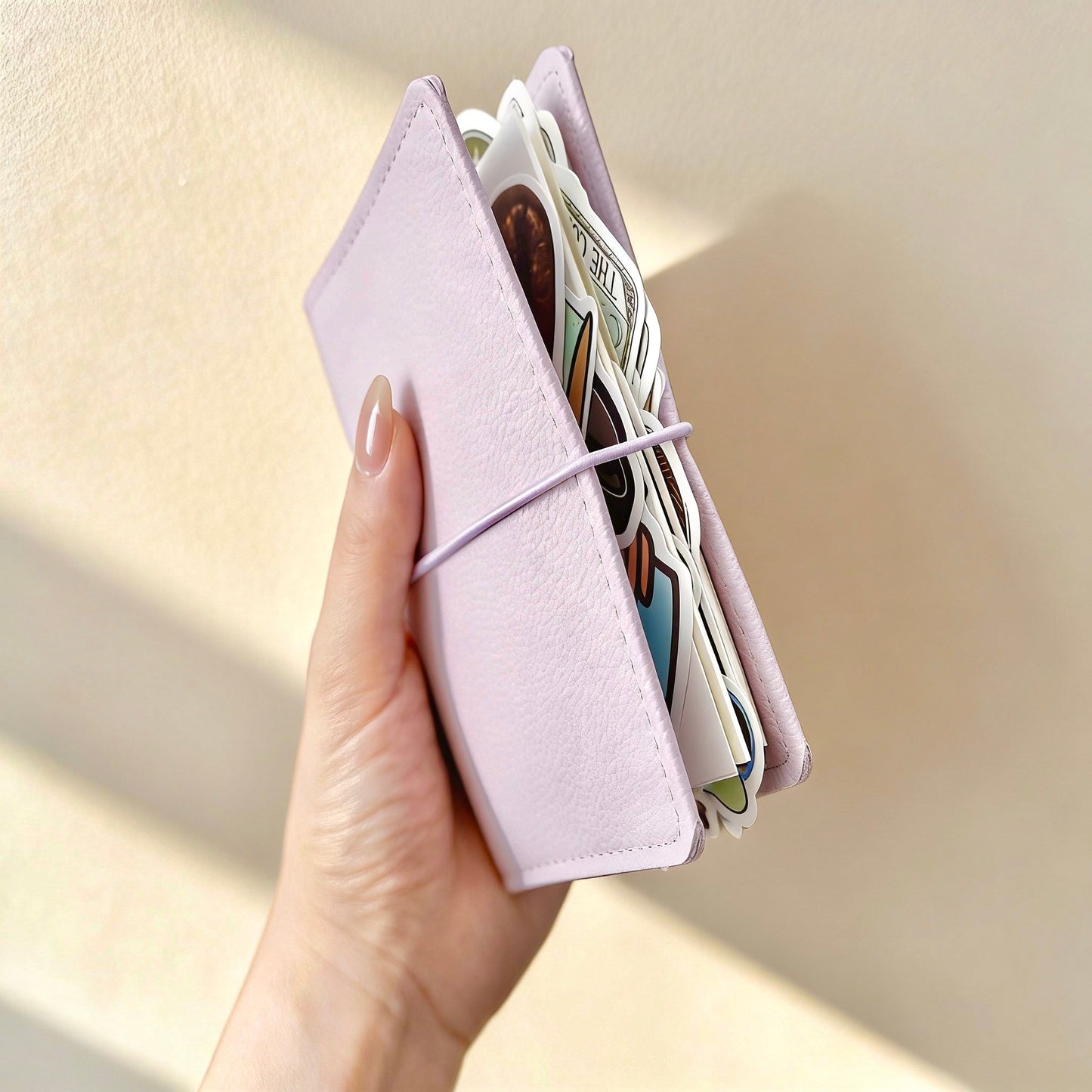 Pocket-Sized Refillable Journal | Litchi-Texture PU Leather | Sweet Daydream Series