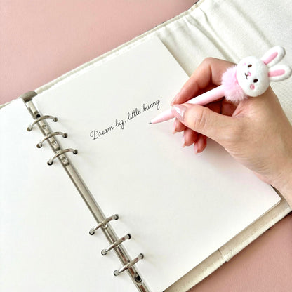 A5 Refillable Notebook | Fabric Cover | Korean-Style Chic Tweed Journal Book