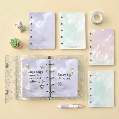 Pocket-Sized (M5) 5-Hole Refill Sheets | Luminous Light Series