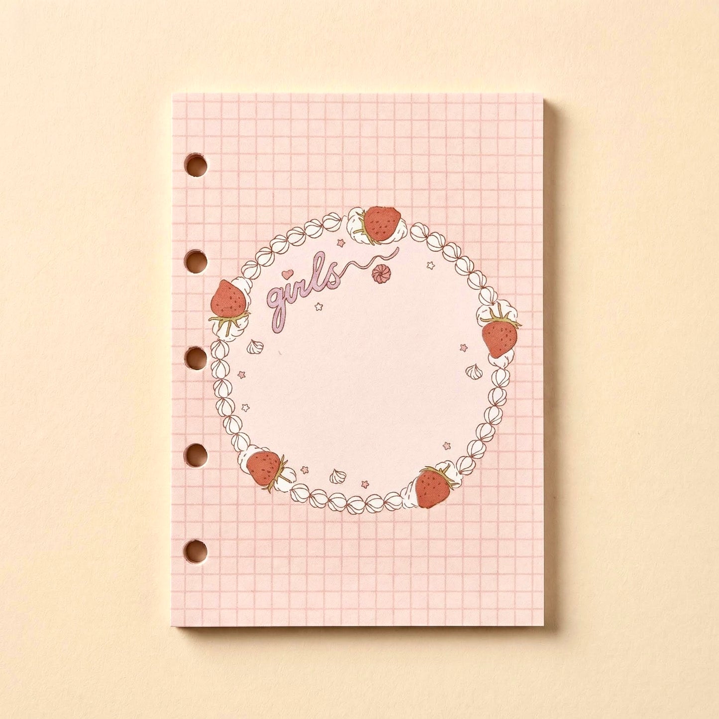 Pocket-Sized (M5) 5-Hole Refill Sheets | Yammy Oishii Days Series